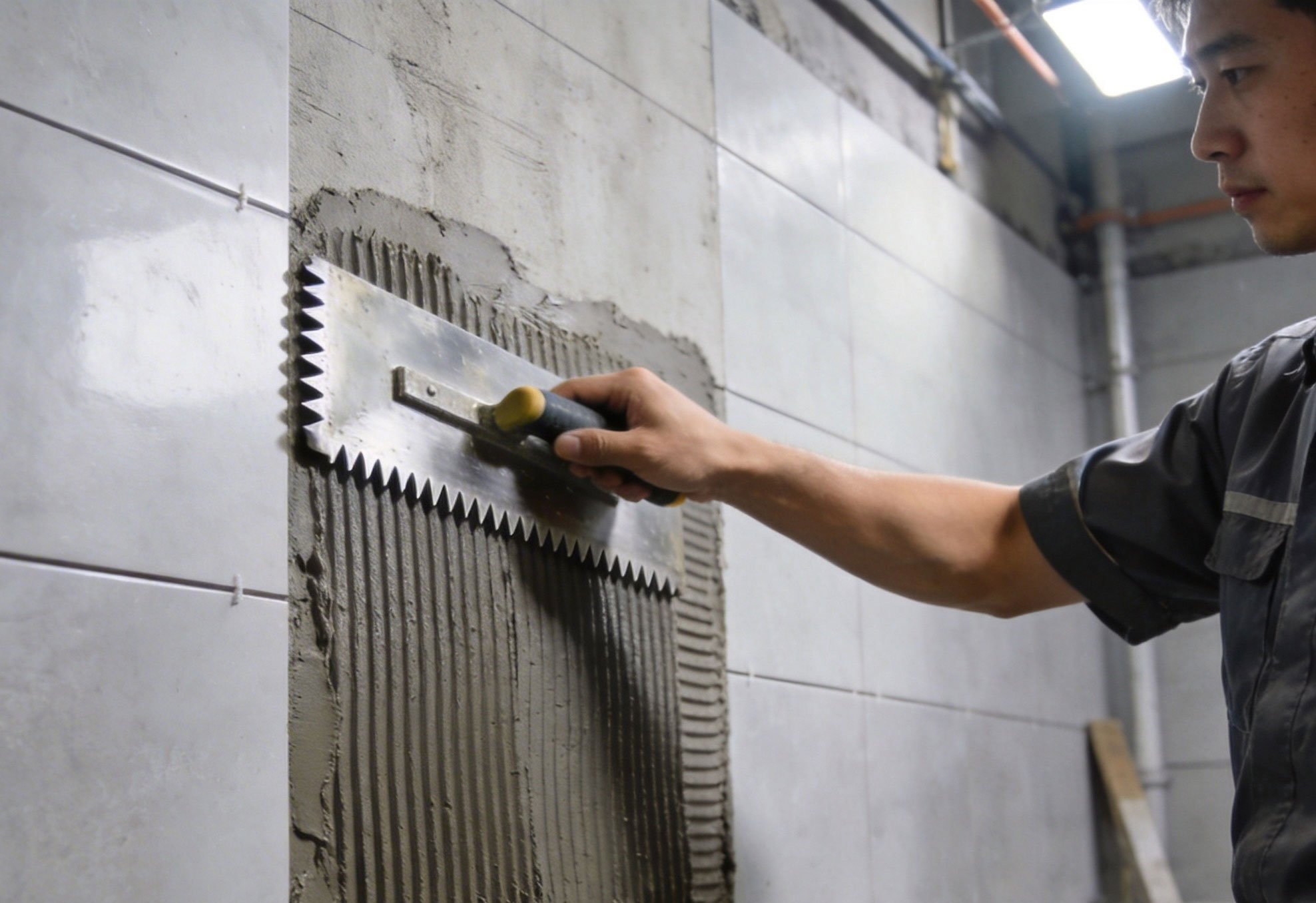 瓷砖铺贴薄贴工艺